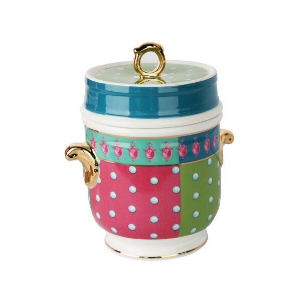 Lucky Art Estelle Bone Kulplu Kavanoz 16 cm