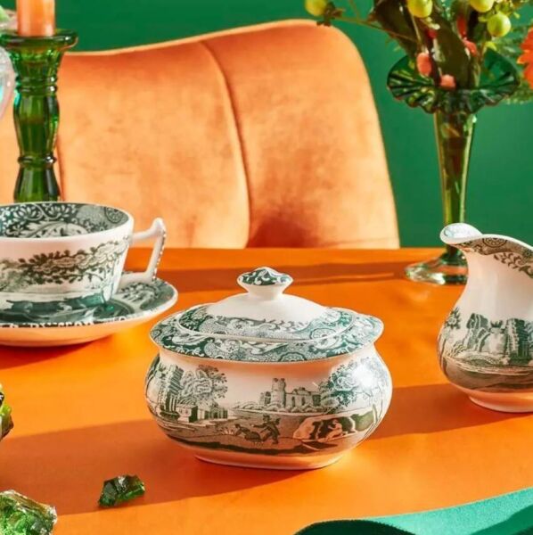 Spode Green Italıan Şekerlik