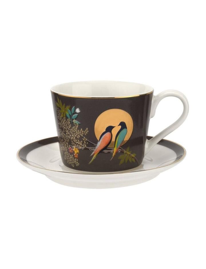 Portmeirion Chelsea Coll.Esp. Fincan + Tabağı Gri