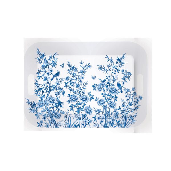 Easy Life Paradise Garden Kulplu Tepsi 53x38 cm.