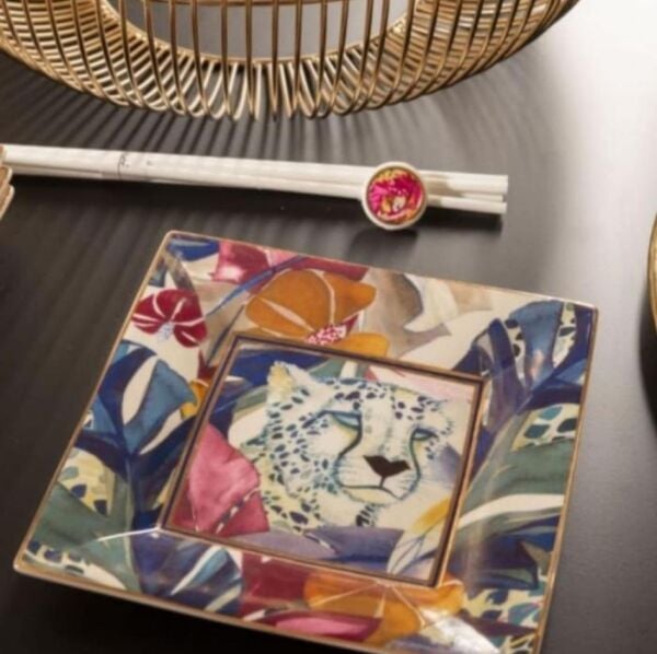 Baci Milano Savana Kare Tepsi Porselen