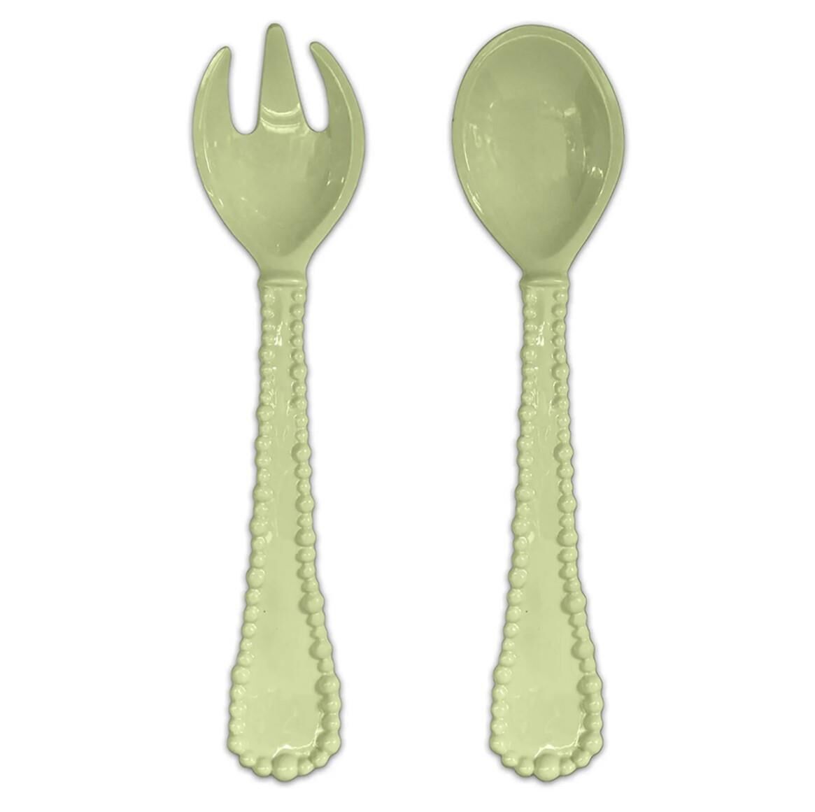 Baci Milano Jk&K Melamin Salata Servislik 30x7 cm - Yeşil