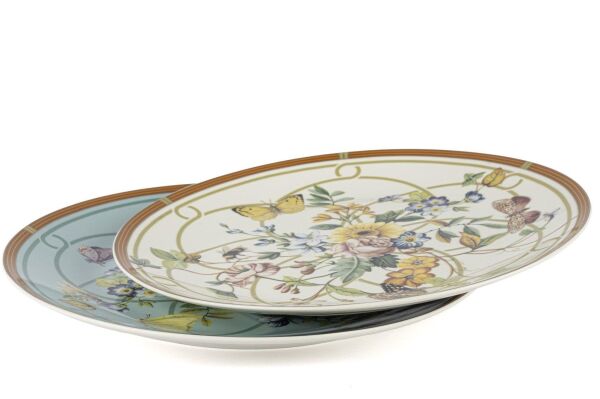 Mikasa Moor Gardenia Luxe 2li Servis Tabağı 27cm