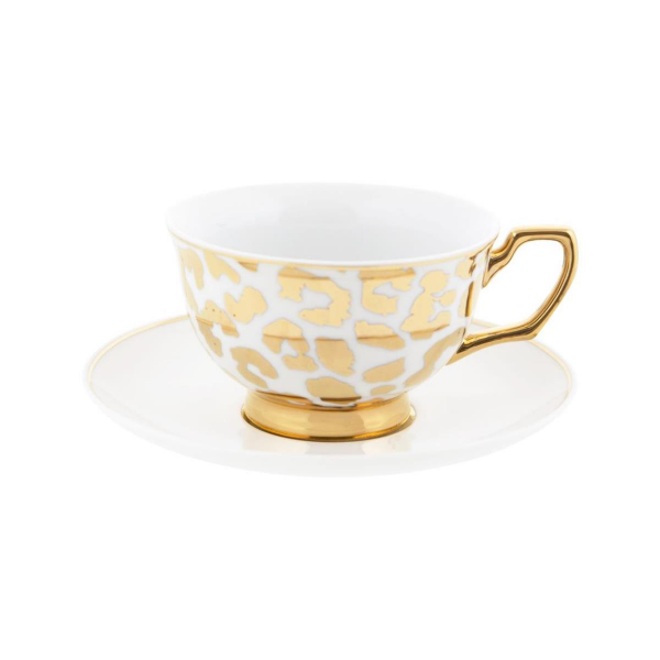 Cristina Re Teacup Louis Leopard Gold