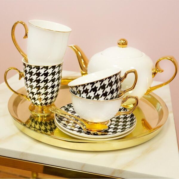 Cristina Re Teacup Houndstooth