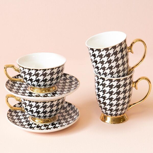 Cristina Re Teacup Houndstooth