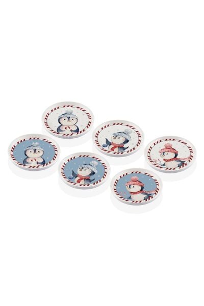 The Mia Penguin Çerezlik 6 Parça 10 cm