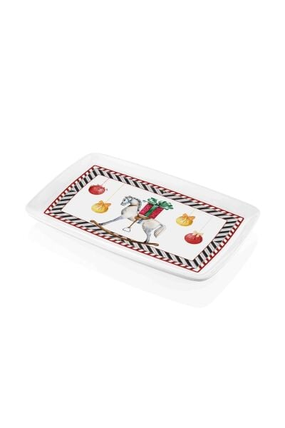 The Mia Nutcracker Dikdörtgen Servis 34 x 25 cm