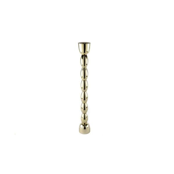 Mikasa Moor Gold Boğumlu Metal Mumluk 9x66cm