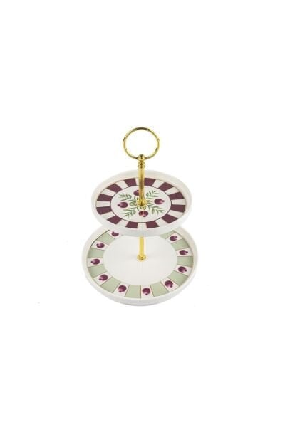 Mikasa Moor Fortuna 2 Katlı Servis 18 x 14 x 24 cm