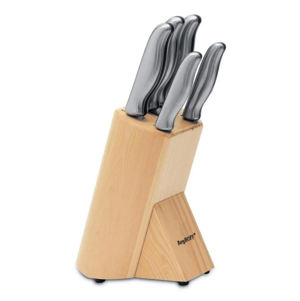 Berghoff 1307143 Essentials 6 Parça Bloklu Bıçak Seti