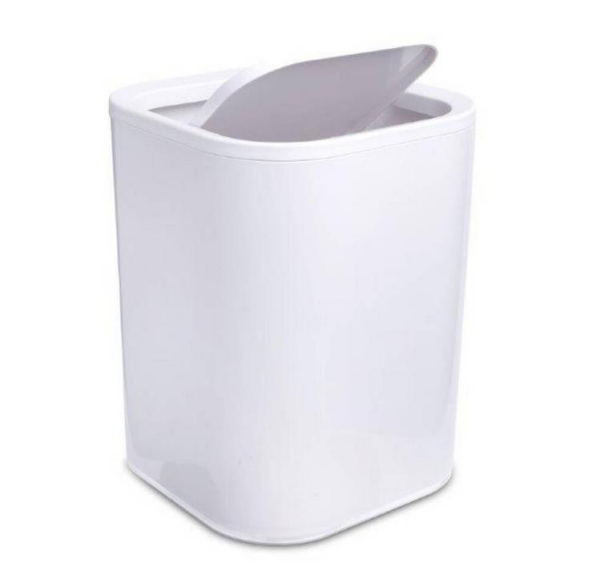 Primanova Klar Çöp Kovası Beyaz
