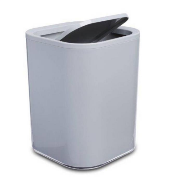 Primanova Klar Çöp Kovası Gri
