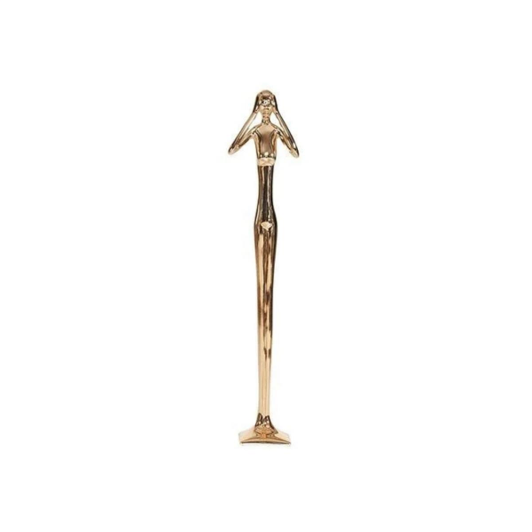 Lamedore Uzun Biblo (Duymadım) Gold 14x10x73 Cm
