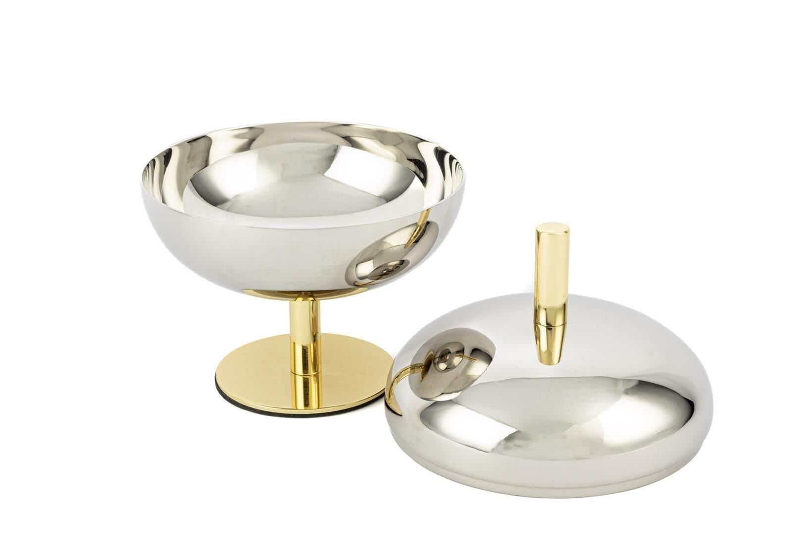 Mikasa Moor Gold Silver Kapaklı Metal Kase 16x21cm