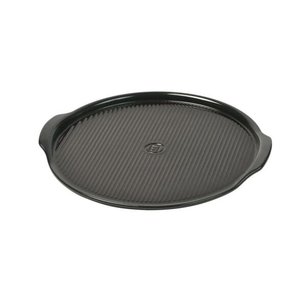 Emile Henry Pizza/Fırın Kabı Yuvarlak 40 cm Siyah