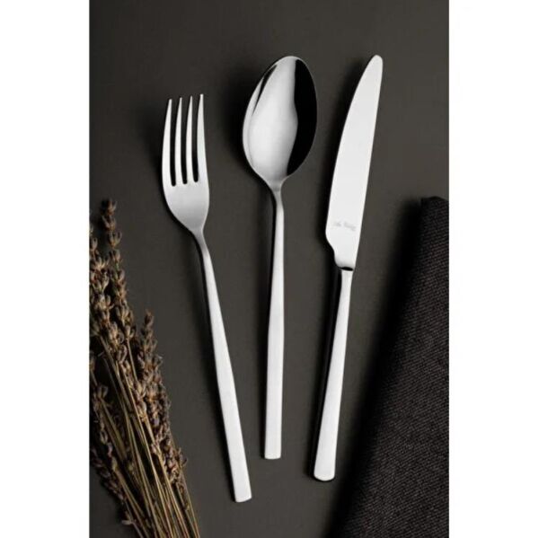 Aryıldız Blanca 84 Parça Çatal Kaşık Bıçak Takımı Sade