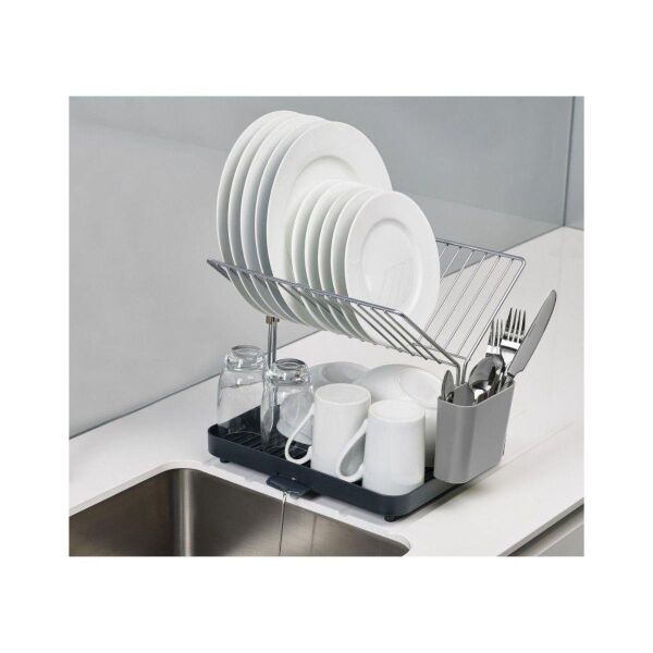 Joseph Joseph 2 Katlı Katlanabilir Bulaşıklık-Gri