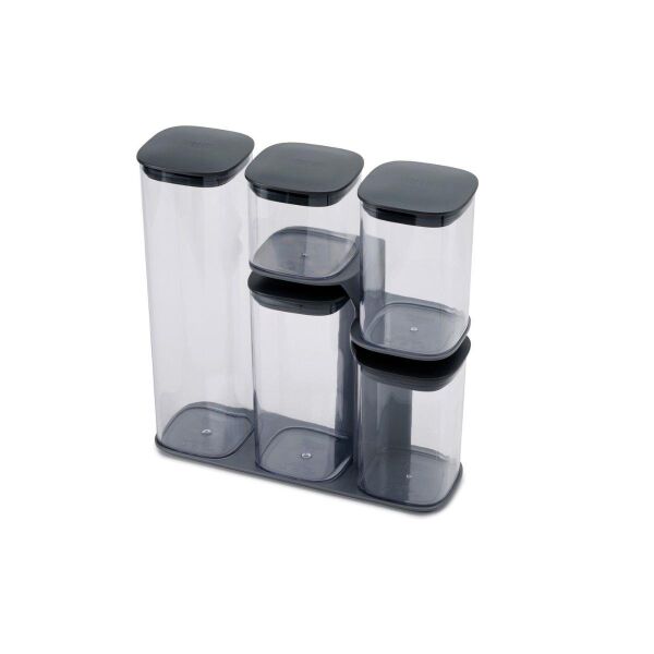 Joseph Joseph Podium 5 li Saklama Kabı Seti-Gri 33,3x31,5x10,9 cm