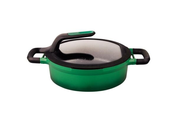 Berghoff Gem 8501336 Stay Cool Kısa Tencere Açık Yeşil 24 cm