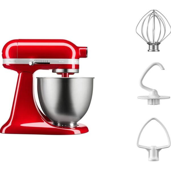 KitchenAid Mini 5KSM3311XECA Candy Apple 250 W 3.3 Lt Mutfak Şefi