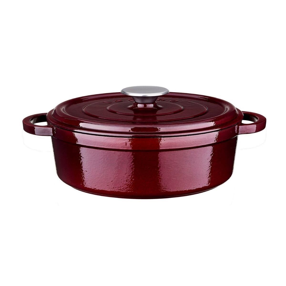 Leggno Flm4881st24mr Flame Döküm Sığ Tencere Bordo 24 Cm