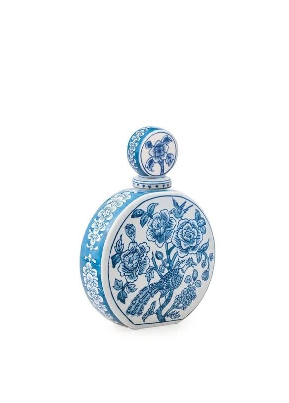 The Mia Dekoratif Kapaklı Küp Yuvarlak 18x6x23 cm