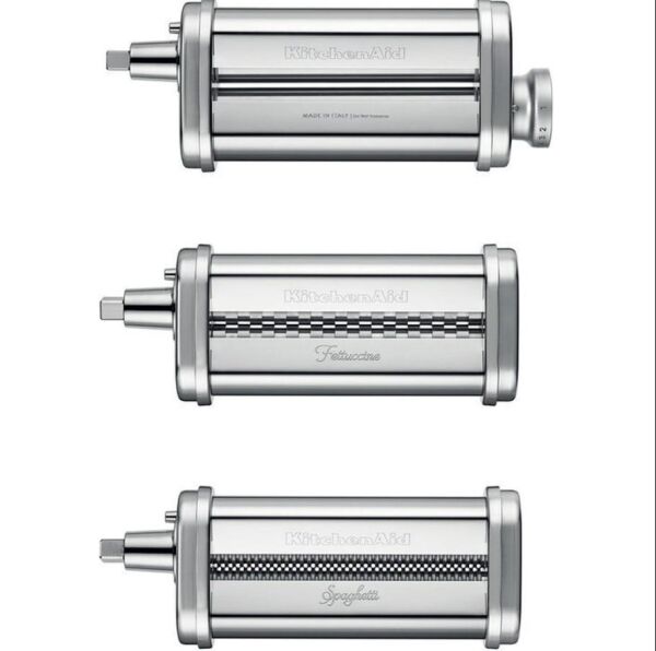 KitchenAid 5KSMPRA 3 Parçalı Makarna Silindiri ve Kesici Aksesuar