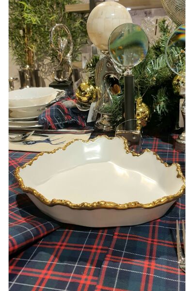 Mikasa Moor Porselen Beyaz Servis 26 x 24 x 5 cm