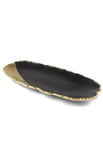 Mikasa Moor Porselen Siyah Gold Servis 49 x 22 cm