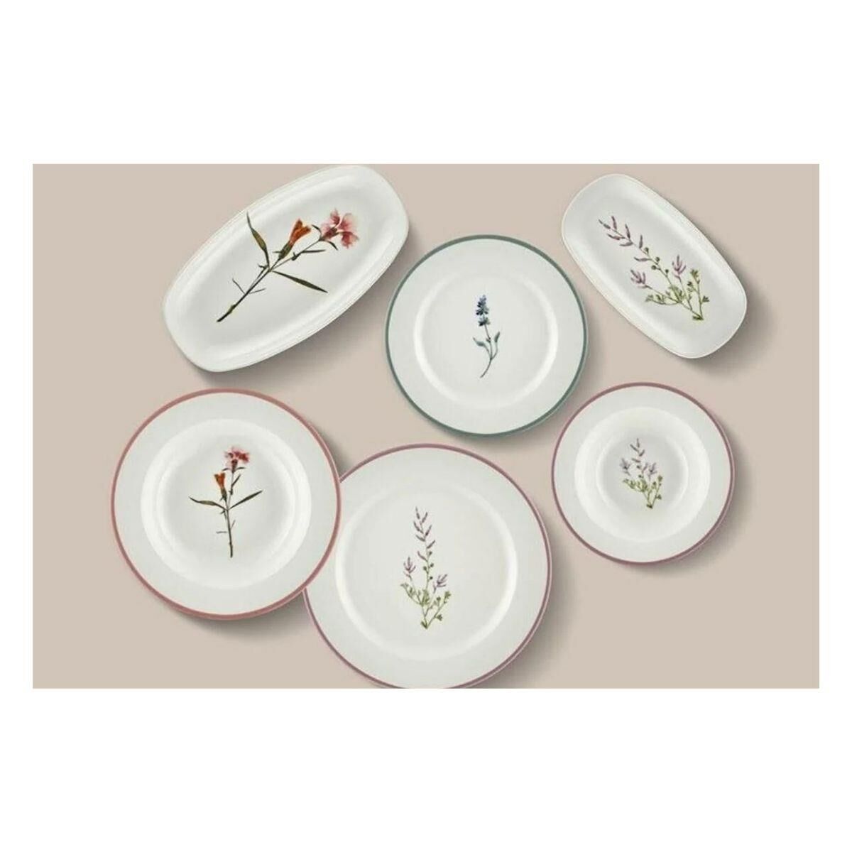 Roy King Lavander Colours 26 Prç Porselen Yemek Takımı