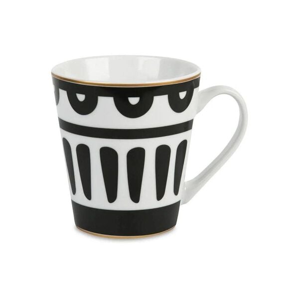 Baci Milano Optıcal Mug 2 P Siyah Beyaz