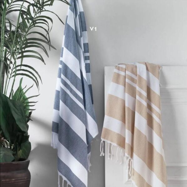 Sarev Marcia Plaj Havlusu Mavi 80X160