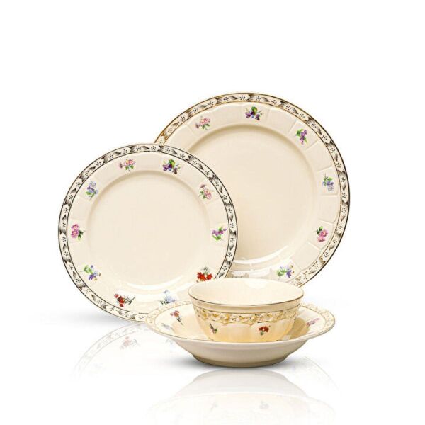 Wanelli FX1096 Helena 60 Parça Yemek Takımı