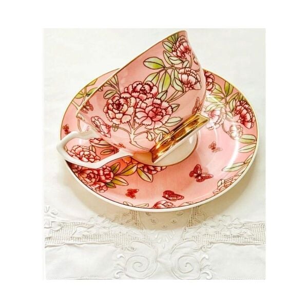 Cristina Re Teacup Saucer Enchanted Butterfly