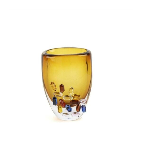 Mikasa Moor Crystal Amber Cam Vazo 12x16x22cm