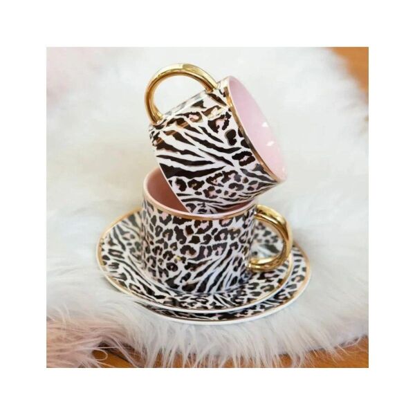 Cristina Re Teacup Saucer Safari Leopard