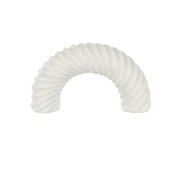 Mikasa Moor Spiry Beyaz Mermer Dekoratif Obje 20x11cm