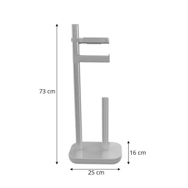 Primanova Suı Tuvalet Kağıtlık-Gri