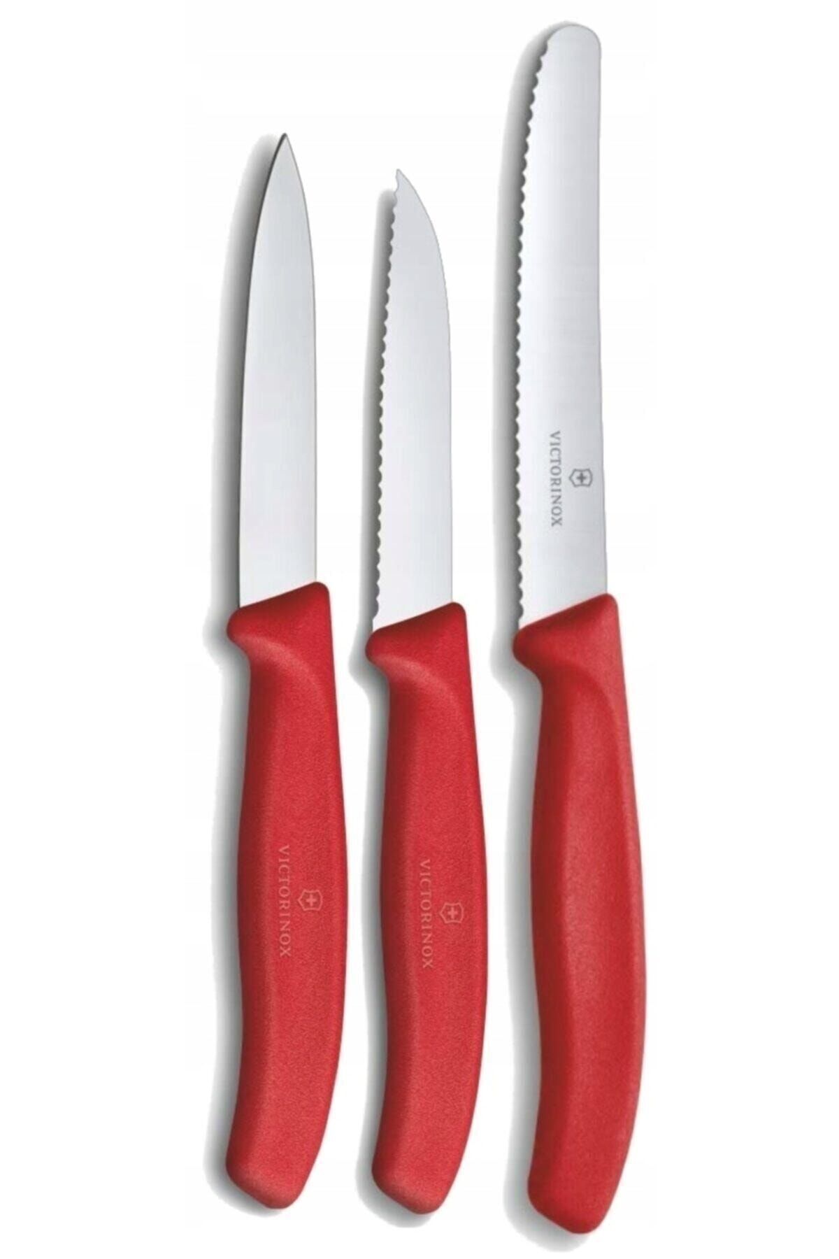 Victorinox 6.7111.3 Soyma Bıçak Seti Kırmızı