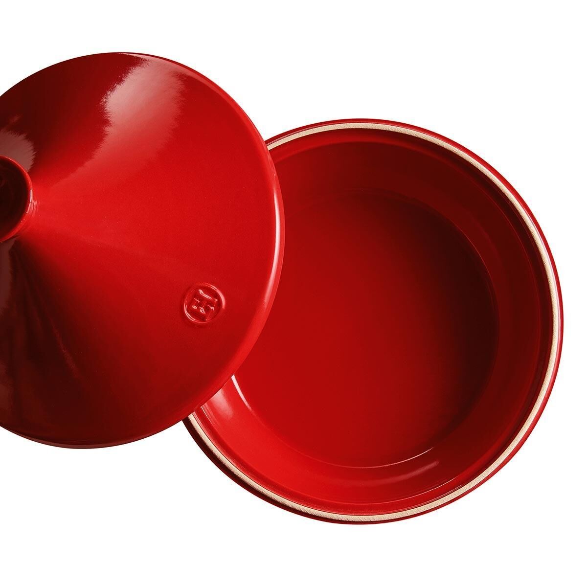 Emile Henry Ateşe Dayanıklı Tajin 32 cm 5 Lt Kırmızı/Burgundy