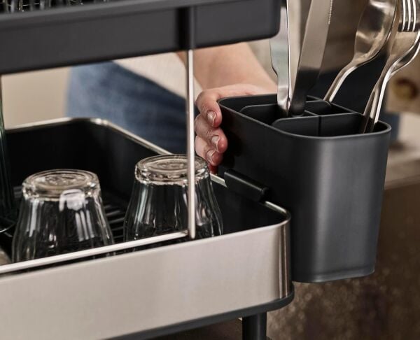 Joseph Joseph Excel 2 Katlı Çelik Bulaşıklık- Gri