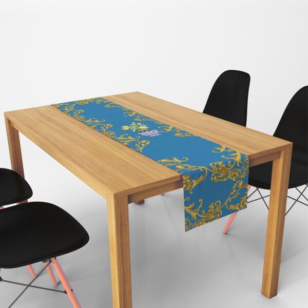 Adawal Blue Lemon Runner 140x45cm Runner Tr128