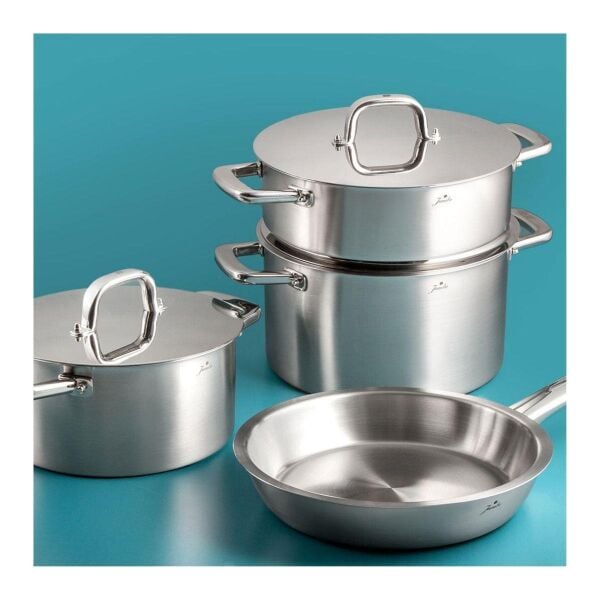 Jumbo Duowall 7 Parça Tencere Set Çelik