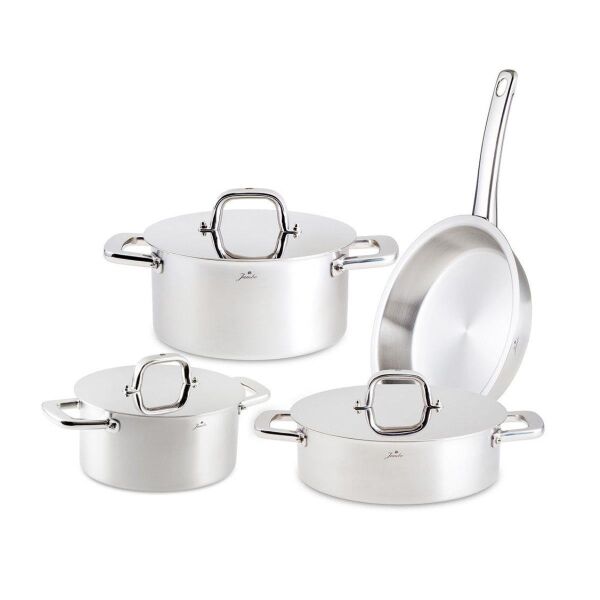 Jumbo Duowall 7 Parça Tencere Set Çelik