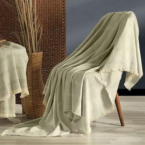 Nazik Home Alessa Throw Battaniye Yeşil 140x190