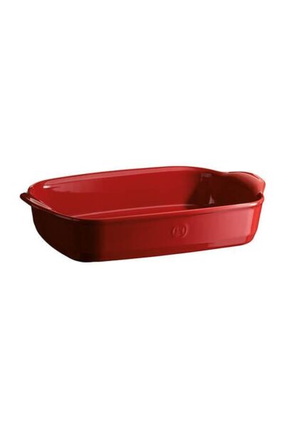 Emile Henry Fırın Kabı Dikdörtgen 36 x23 cm Kırmızı/Burgundy-349652
