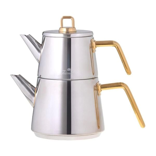 Jumbo Doha Çaydanlık Titanyum Gold