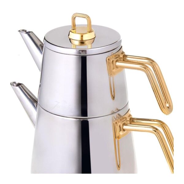 Jumbo Doha Çaydanlık Titanyum Gold