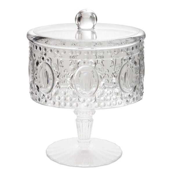 Baci Milano Baroque Rock Cake Mini Şekerlik Şeffaf